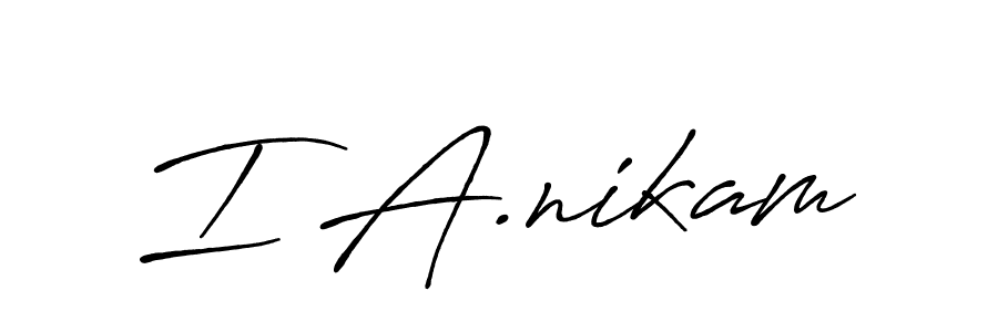 Check out images of Autograph of I A.nikam name. Actor I A.nikam Signature Style. Antro_Vectra_Bolder is a professional sign style online. I A.nikam signature style 7 images and pictures png