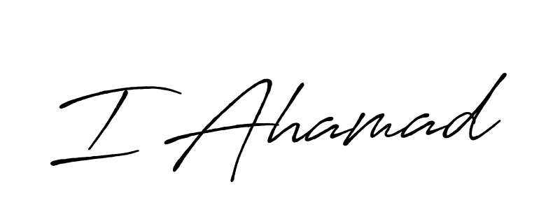 Make a short I Ahamad signature style. Manage your documents anywhere anytime using Antro_Vectra_Bolder. Create and add eSignatures, submit forms, share and send files easily. I Ahamad signature style 7 images and pictures png