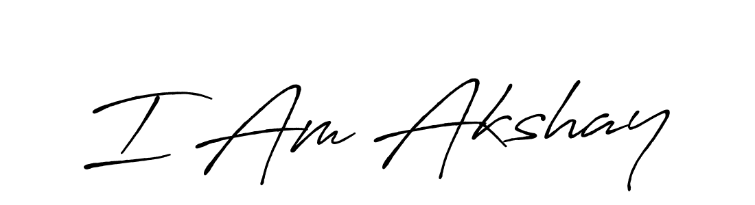 Make a short I Am Akshay signature style. Manage your documents anywhere anytime using Antro_Vectra_Bolder. Create and add eSignatures, submit forms, share and send files easily. I Am Akshay signature style 7 images and pictures png