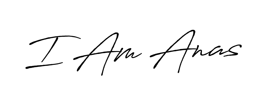 Also we have I Am Anas name is the best signature style. Create professional handwritten signature collection using Antro_Vectra_Bolder autograph style. I Am Anas signature style 7 images and pictures png