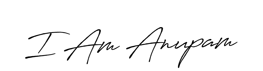 This is the best signature style for the I Am Anupam name. Also you like these signature font (Antro_Vectra_Bolder). Mix name signature. I Am Anupam signature style 7 images and pictures png