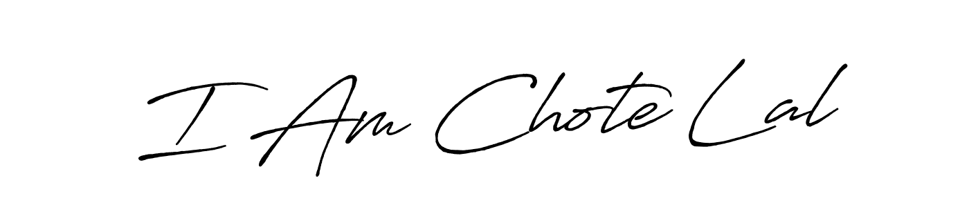 This is the best signature style for the I Am Chote Lal name. Also you like these signature font (Antro_Vectra_Bolder). Mix name signature. I Am Chote Lal signature style 7 images and pictures png