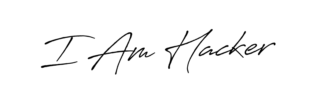 Here are the top 10 professional signature styles for the name I Am Hacker. These are the best autograph styles you can use for your name. I Am Hacker signature style 7 images and pictures png