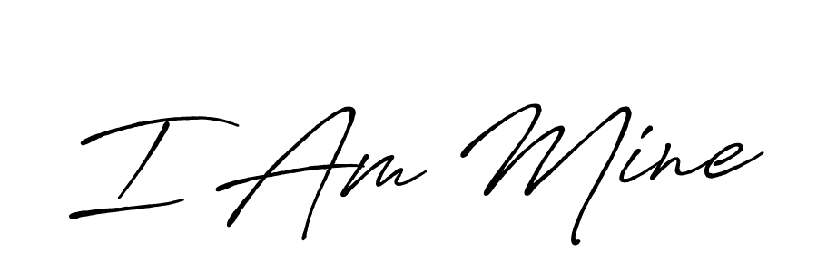 You can use this online signature creator to create a handwritten signature for the name I Am Mine. This is the best online autograph maker. I Am Mine signature style 7 images and pictures png