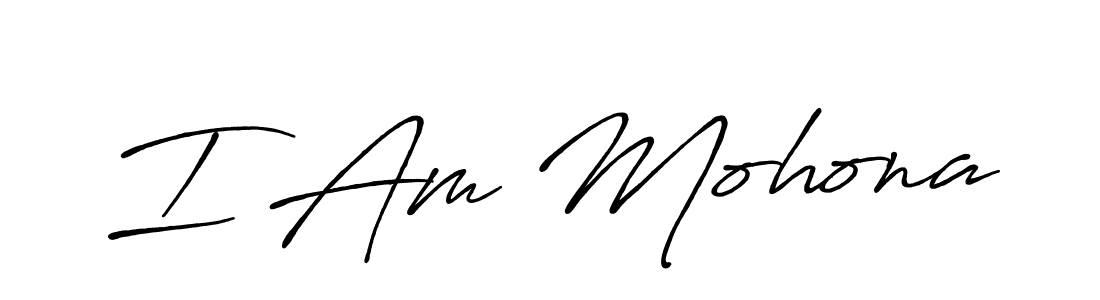 Check out images of Autograph of I Am Mohona name. Actor I Am Mohona Signature Style. Antro_Vectra_Bolder is a professional sign style online. I Am Mohona signature style 7 images and pictures png