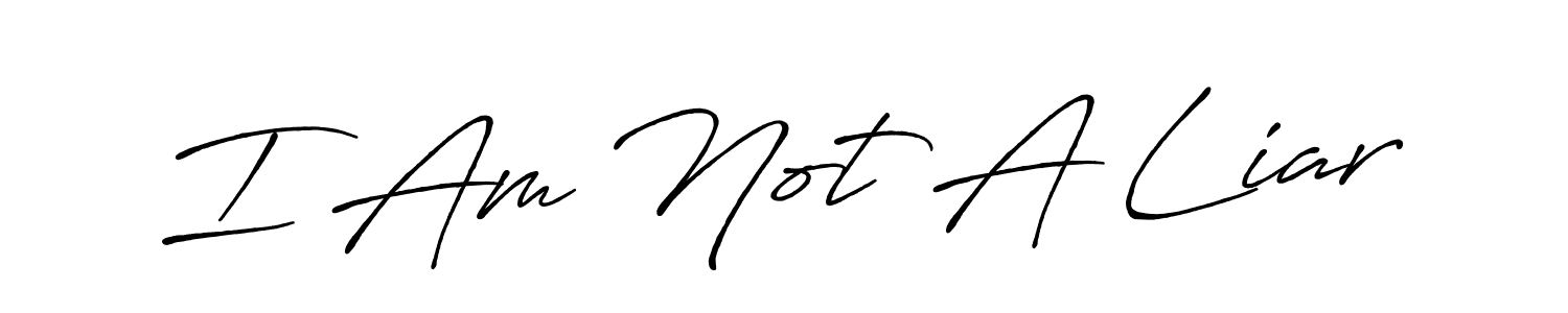 Check out images of Autograph of I Am Not A Liar name. Actor I Am Not A Liar Signature Style. Antro_Vectra_Bolder is a professional sign style online. I Am Not A Liar signature style 7 images and pictures png