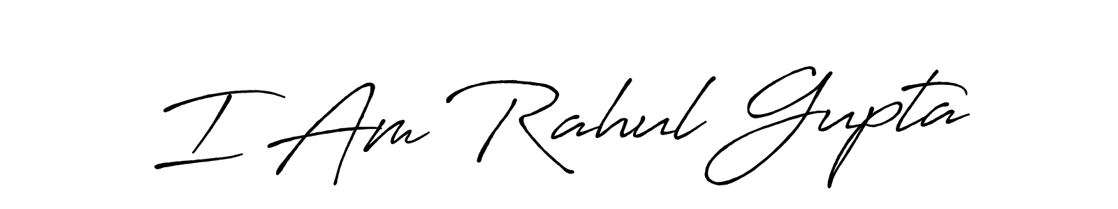 Make a beautiful signature design for name I Am Rahul Gupta. Use this online signature maker to create a handwritten signature for free. I Am Rahul Gupta signature style 7 images and pictures png