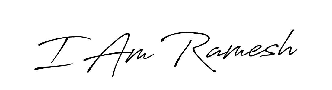 Make a beautiful signature design for name I Am Ramesh. Use this online signature maker to create a handwritten signature for free. I Am Ramesh signature style 7 images and pictures png