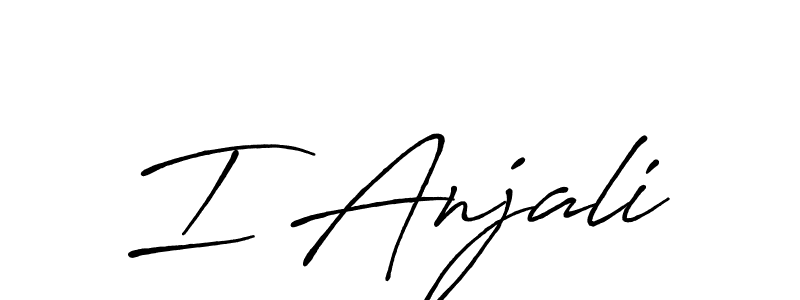 Once you've used our free online signature maker to create your best signature Antro_Vectra_Bolder style, it's time to enjoy all of the benefits that I Anjali name signing documents. I Anjali signature style 7 images and pictures png