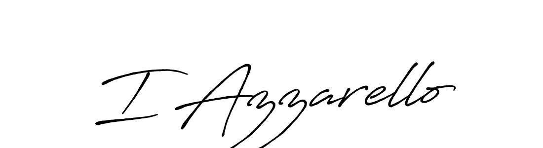 Also we have I Azzarello name is the best signature style. Create professional handwritten signature collection using Antro_Vectra_Bolder autograph style. I Azzarello signature style 7 images and pictures png