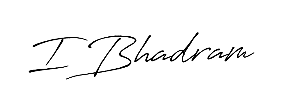 Also You can easily find your signature by using the search form. We will create I Bhadram name handwritten signature images for you free of cost using Antro_Vectra_Bolder sign style. I Bhadram signature style 7 images and pictures png