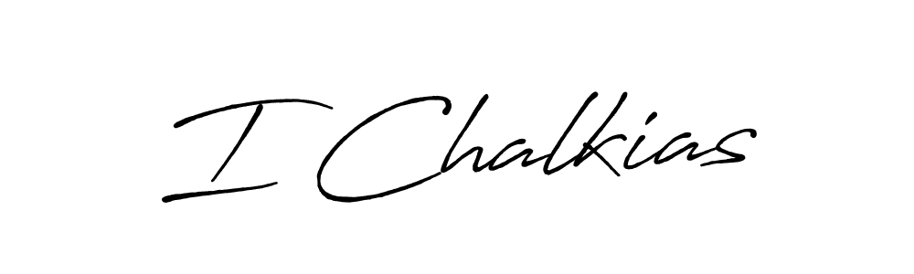 Design your own signature with our free online signature maker. With this signature software, you can create a handwritten (Antro_Vectra_Bolder) signature for name I Chalkias. I Chalkias signature style 7 images and pictures png