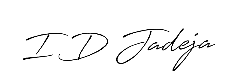 How to Draw I D Jadeja signature style? Antro_Vectra_Bolder is a latest design signature styles for name I D Jadeja. I D Jadeja signature style 7 images and pictures png