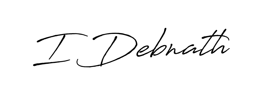 Here are the top 10 professional signature styles for the name I Debnath. These are the best autograph styles you can use for your name. I Debnath signature style 7 images and pictures png