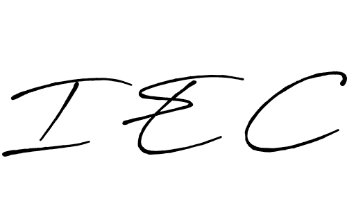 You should practise on your own different ways (Antro_Vectra_Bolder) to write your name (I E C) in signature. don't let someone else do it for you. I E C signature style 7 images and pictures png