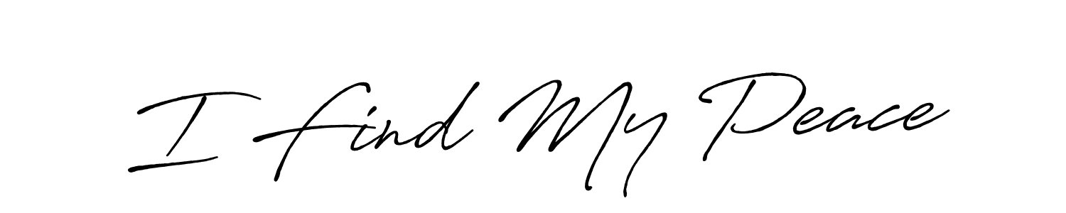 Antro_Vectra_Bolder is a professional signature style that is perfect for those who want to add a touch of class to their signature. It is also a great choice for those who want to make their signature more unique. Get I Find My Peace name to fancy signature for free. I Find My Peace signature style 7 images and pictures png