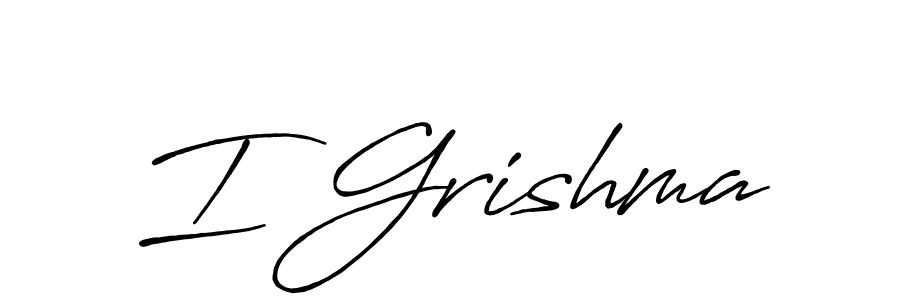 Here are the top 10 professional signature styles for the name I Grishma. These are the best autograph styles you can use for your name. I Grishma signature style 7 images and pictures png