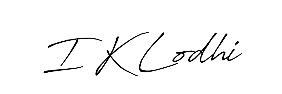 It looks lik you need a new signature style for name I K Lodhi. Design unique handwritten (Antro_Vectra_Bolder) signature with our free signature maker in just a few clicks. I K Lodhi signature style 7 images and pictures png