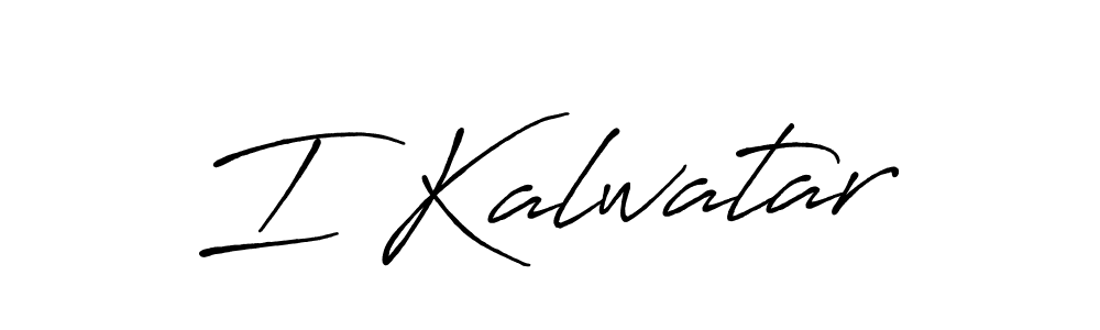 Here are the top 10 professional signature styles for the name I Kalwatar. These are the best autograph styles you can use for your name. I Kalwatar signature style 7 images and pictures png