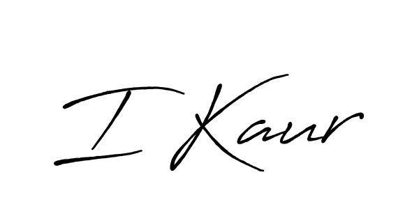 Make a beautiful signature design for name I Kaur. Use this online signature maker to create a handwritten signature for free. I Kaur signature style 7 images and pictures png