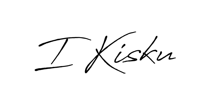 Use a signature maker to create a handwritten signature online. With this signature software, you can design (Antro_Vectra_Bolder) your own signature for name I Kisku. I Kisku signature style 7 images and pictures png