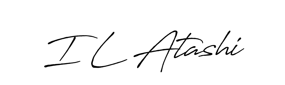 How to Draw I L Atashi signature style? Antro_Vectra_Bolder is a latest design signature styles for name I L Atashi. I L Atashi signature style 7 images and pictures png