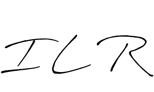 Make a beautiful signature design for name I L R. Use this online signature maker to create a handwritten signature for free. I L R signature style 7 images and pictures png