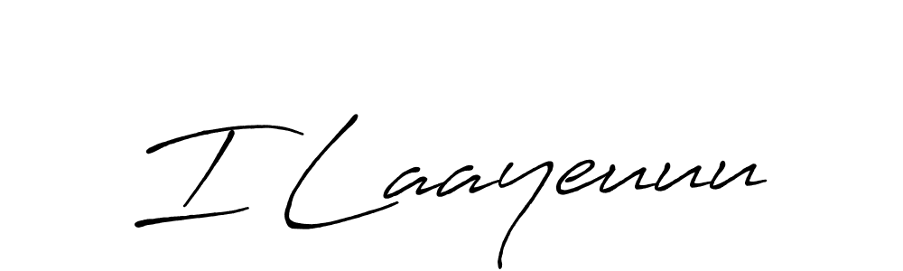 You should practise on your own different ways (Antro_Vectra_Bolder) to write your name (I Laayeuuu) in signature. don't let someone else do it for you. I Laayeuuu signature style 7 images and pictures png