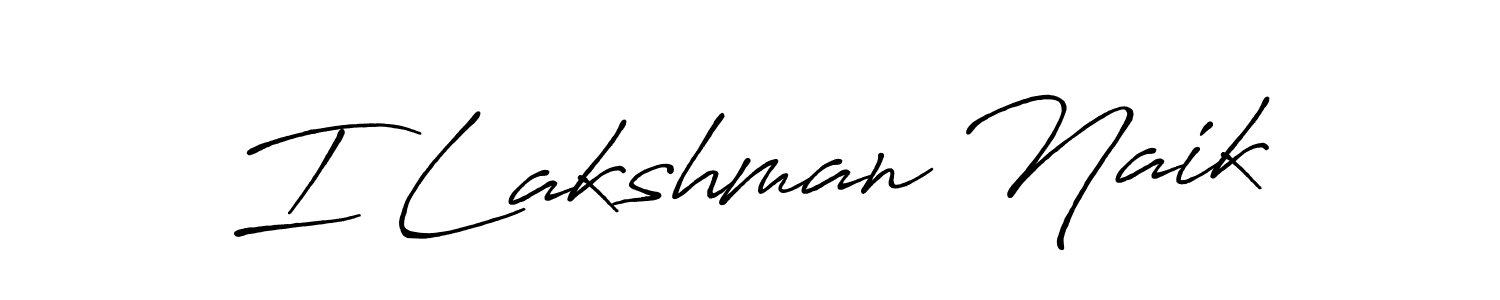 The best way (Antro_Vectra_Bolder) to make a short signature is to pick only two or three words in your name. The name I Lakshman Naik include a total of six letters. For converting this name. I Lakshman Naik signature style 7 images and pictures png