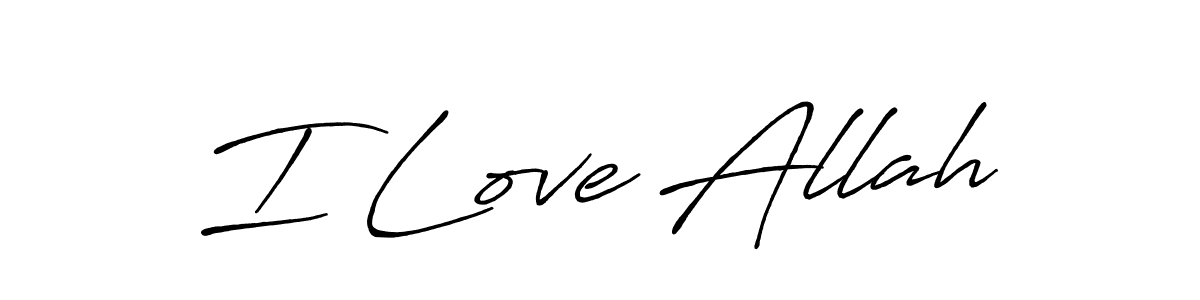 Best and Professional Signature Style for I Love Allah. Antro_Vectra_Bolder Best Signature Style Collection. I Love Allah signature style 7 images and pictures png