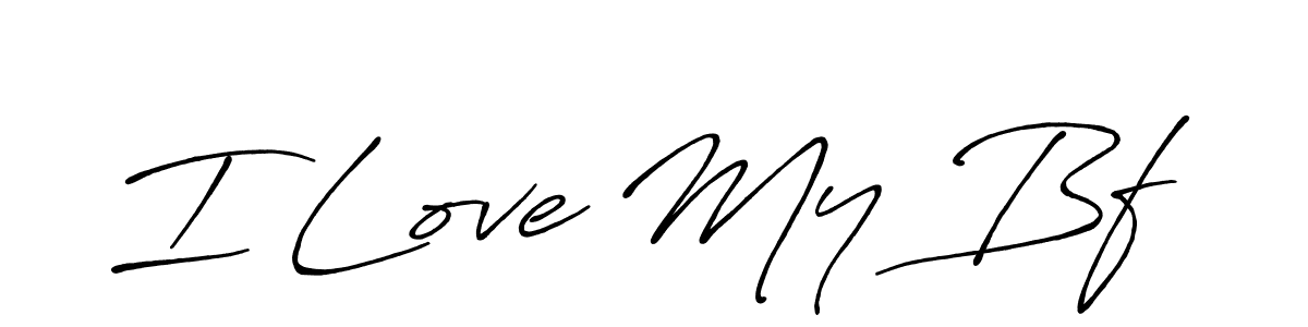 Here are the top 10 professional signature styles for the name I Love My Bf. These are the best autograph styles you can use for your name. I Love My Bf signature style 7 images and pictures png