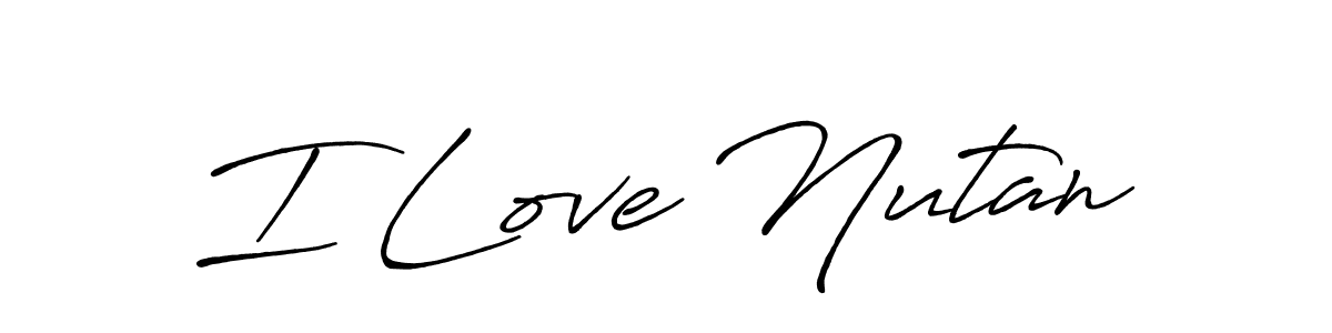 Check out images of Autograph of I Love Nutan name. Actor I Love Nutan Signature Style. Antro_Vectra_Bolder is a professional sign style online. I Love Nutan signature style 7 images and pictures png