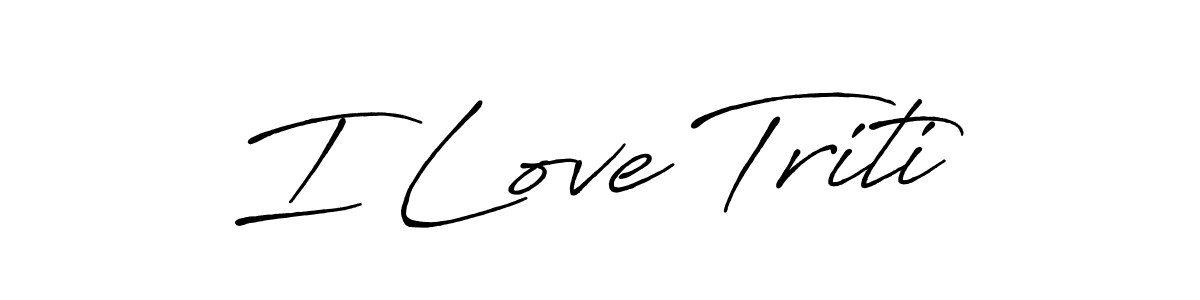 Make a short I Love Triti signature style. Manage your documents anywhere anytime using Antro_Vectra_Bolder. Create and add eSignatures, submit forms, share and send files easily. I Love Triti signature style 7 images and pictures png