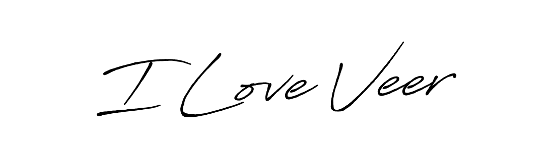 Make a beautiful signature design for name I Love Veer. Use this online signature maker to create a handwritten signature for free. I Love Veer signature style 7 images and pictures png