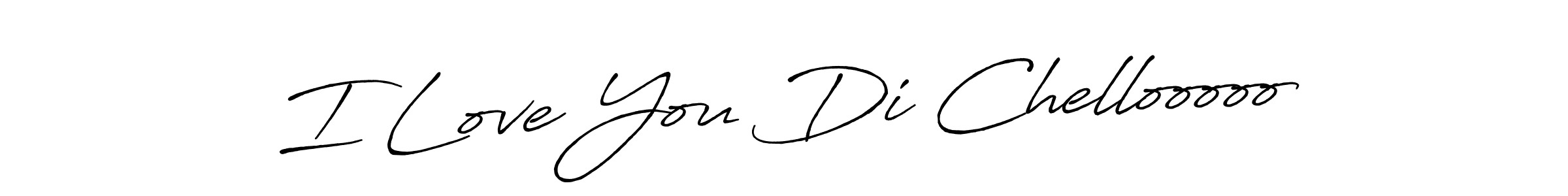 Create a beautiful signature design for name I Love You Di Chellooooo. With this signature (Antro_Vectra_Bolder) fonts, you can make a handwritten signature for free. I Love You Di Chellooooo signature style 7 images and pictures png