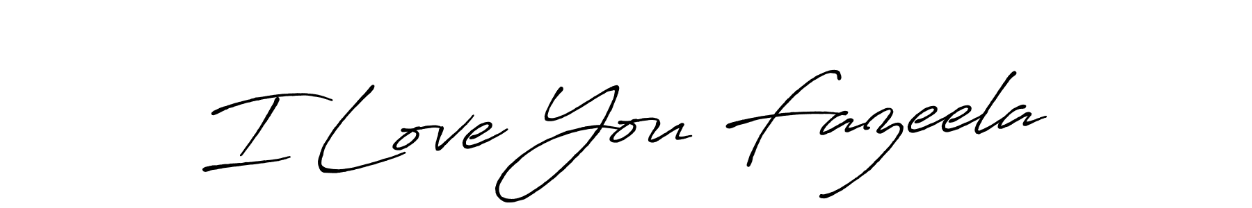 Once you've used our free online signature maker to create your best signature Antro_Vectra_Bolder style, it's time to enjoy all of the benefits that I Love You Fazeela name signing documents. I Love You Fazeela signature style 7 images and pictures png