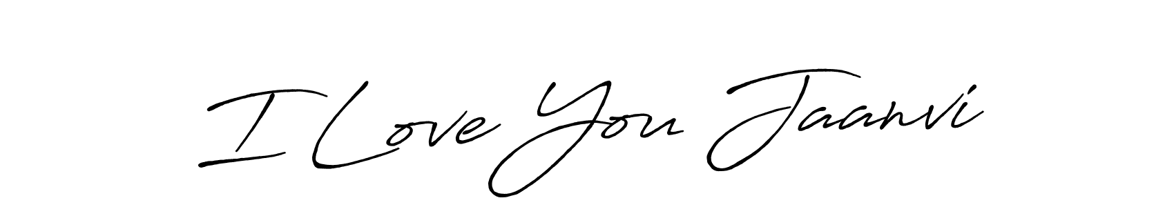 Make a short I Love You Jaanvi signature style. Manage your documents anywhere anytime using Antro_Vectra_Bolder. Create and add eSignatures, submit forms, share and send files easily. I Love You Jaanvi signature style 7 images and pictures png