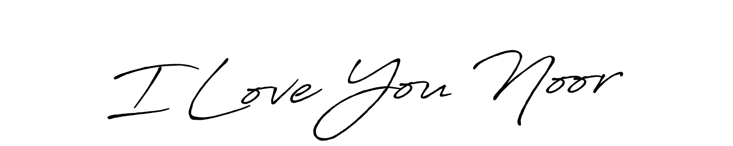 Once you've used our free online signature maker to create your best signature Antro_Vectra_Bolder style, it's time to enjoy all of the benefits that I Love You Noor name signing documents. I Love You Noor signature style 7 images and pictures png