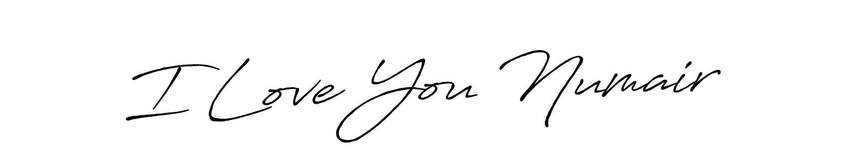 How to make I Love You Numair signature? Antro_Vectra_Bolder is a professional autograph style. Create handwritten signature for I Love You Numair name. I Love You Numair signature style 7 images and pictures png