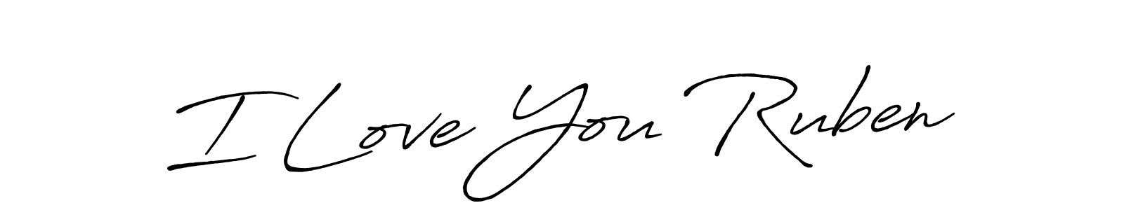 Make a short I Love You Ruben signature style. Manage your documents anywhere anytime using Antro_Vectra_Bolder. Create and add eSignatures, submit forms, share and send files easily. I Love You Ruben signature style 7 images and pictures png