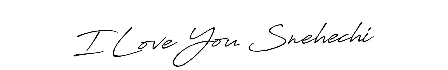 Make a beautiful signature design for name I Love You Snehechi. With this signature (Antro_Vectra_Bolder) style, you can create a handwritten signature for free. I Love You Snehechi signature style 7 images and pictures png