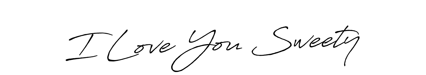 This is the best signature style for the I Love You Sweety name. Also you like these signature font (Antro_Vectra_Bolder). Mix name signature. I Love You Sweety signature style 7 images and pictures png