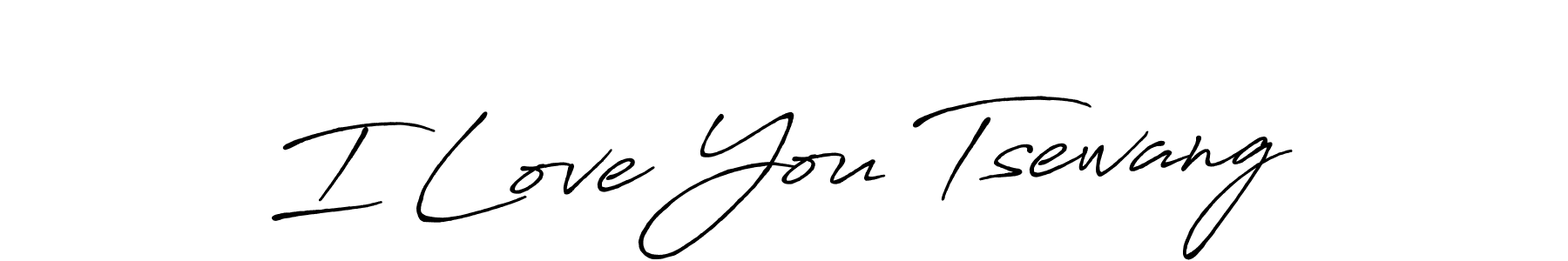 if you are searching for the best signature style for your name I Love You Tsewang. so please give up your signature search. here we have designed multiple signature styles  using Antro_Vectra_Bolder. I Love You Tsewang signature style 7 images and pictures png