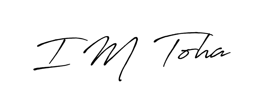 How to Draw I M  Toha signature style? Antro_Vectra_Bolder is a latest design signature styles for name I M  Toha. I M  Toha signature style 7 images and pictures png