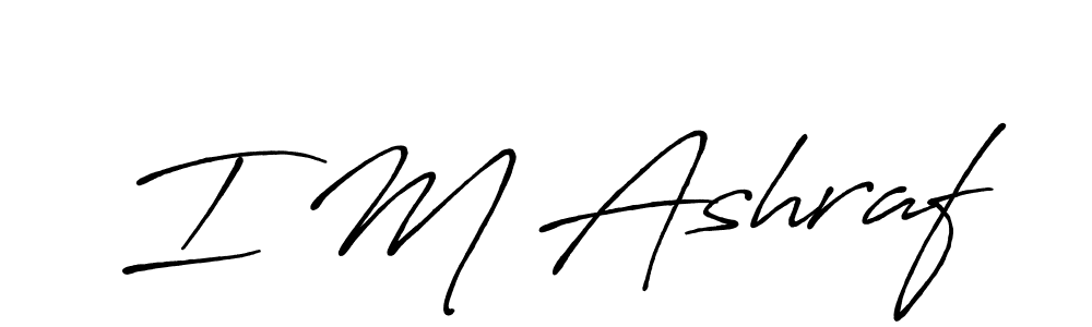Make a short I M Ashraf signature style. Manage your documents anywhere anytime using Antro_Vectra_Bolder. Create and add eSignatures, submit forms, share and send files easily. I M Ashraf signature style 7 images and pictures png