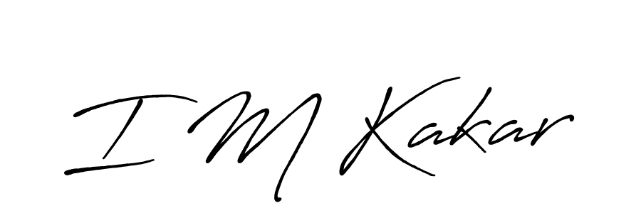 if you are searching for the best signature style for your name I M Kakar. so please give up your signature search. here we have designed multiple signature styles  using Antro_Vectra_Bolder. I M Kakar signature style 7 images and pictures png