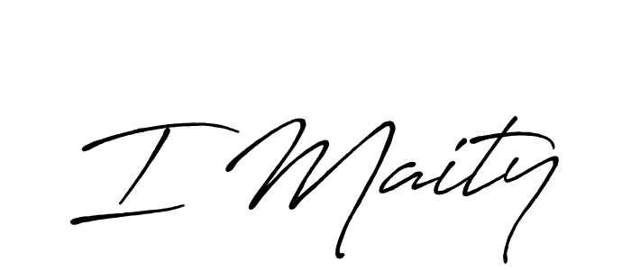 This is the best signature style for the I Maity name. Also you like these signature font (Antro_Vectra_Bolder). Mix name signature. I Maity signature style 7 images and pictures png
