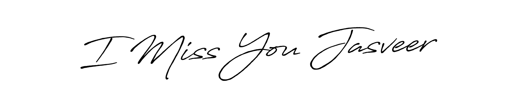 It looks lik you need a new signature style for name I Miss You Jasveer. Design unique handwritten (Antro_Vectra_Bolder) signature with our free signature maker in just a few clicks. I Miss You Jasveer signature style 7 images and pictures png