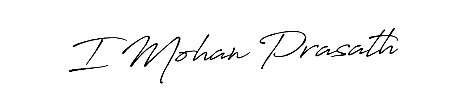 Make a beautiful signature design for name I Mohan Prasath. Use this online signature maker to create a handwritten signature for free. I Mohan Prasath signature style 7 images and pictures png