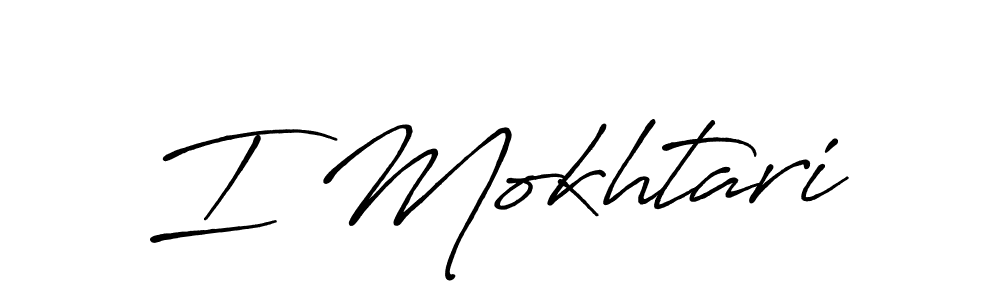 You should practise on your own different ways (Antro_Vectra_Bolder) to write your name (I Mokhtari) in signature. don't let someone else do it for you. I Mokhtari signature style 7 images and pictures png